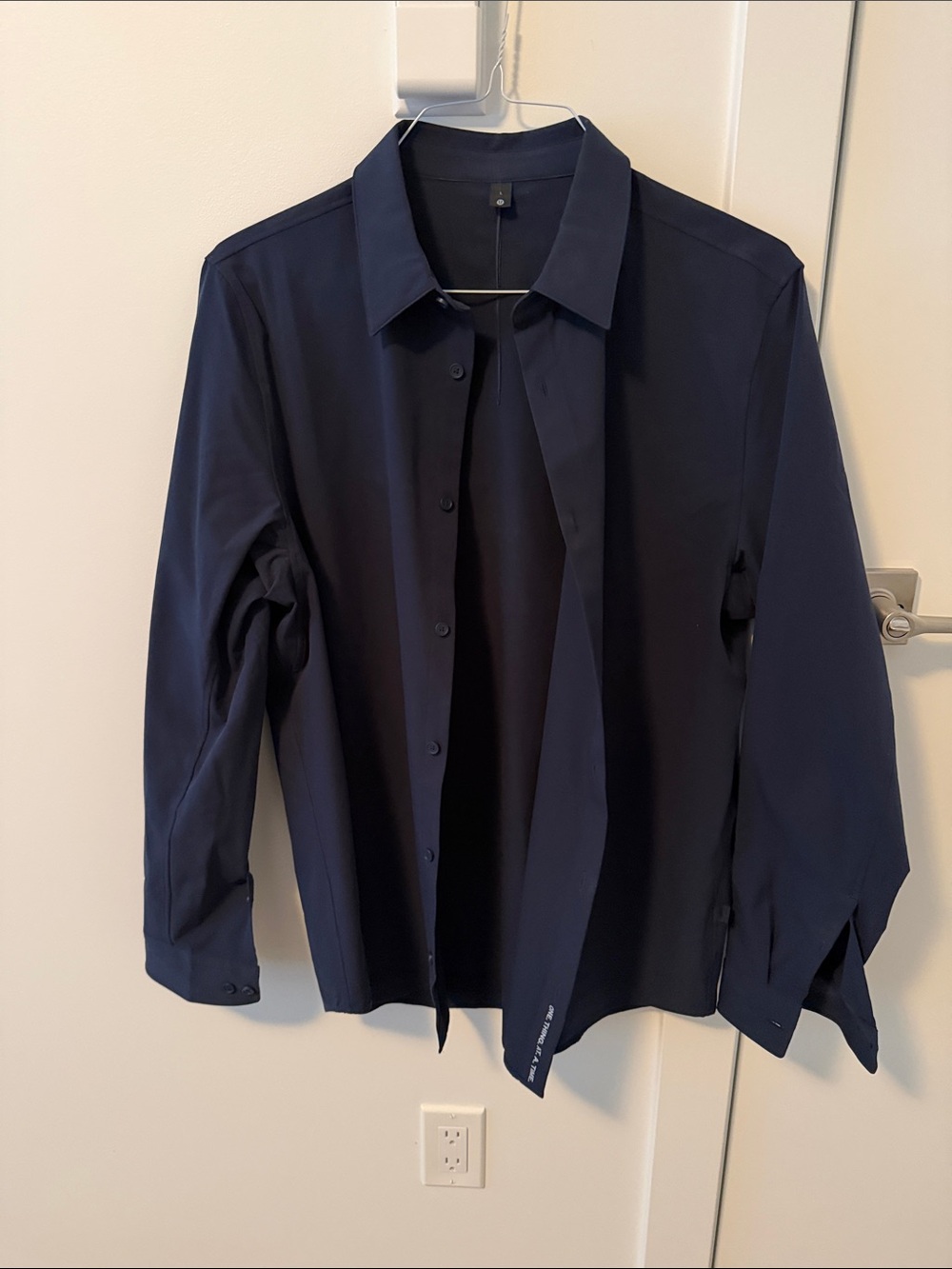 lululemon athletica Men's Navy Dress Shirt